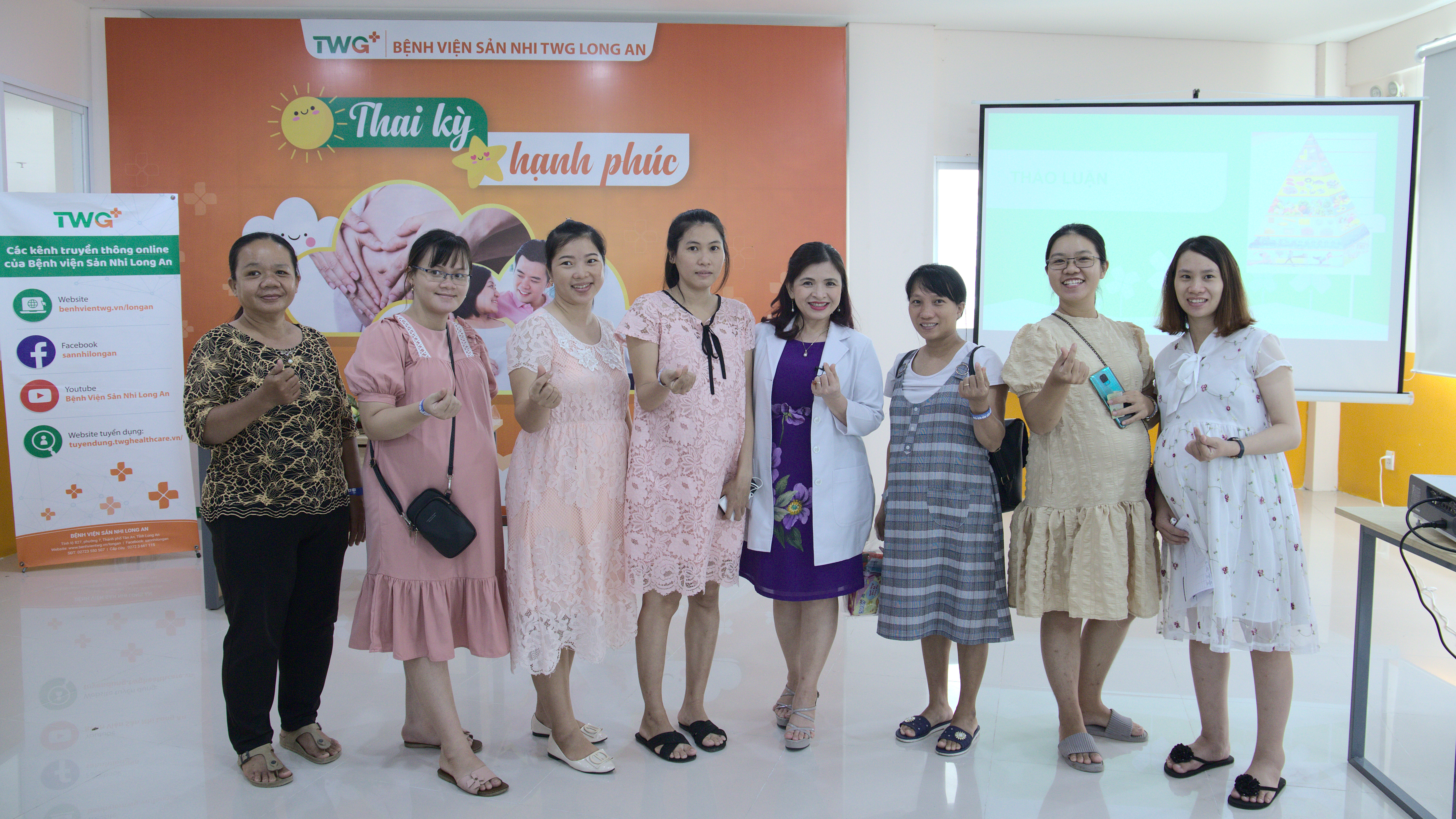 BV Sản Nhi TWG Long An tổ chức thành công LHTS2 - Dinh dưỡng thai kỳ