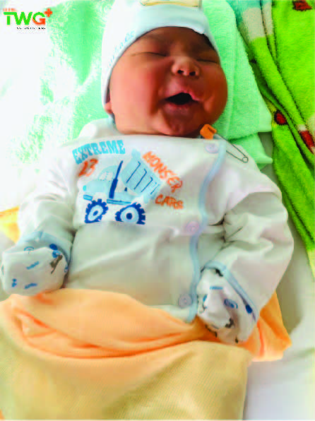 Bé trai sơ sinh chào đời nặng hơn 5kg tại Bệnh viện TWG Long An
