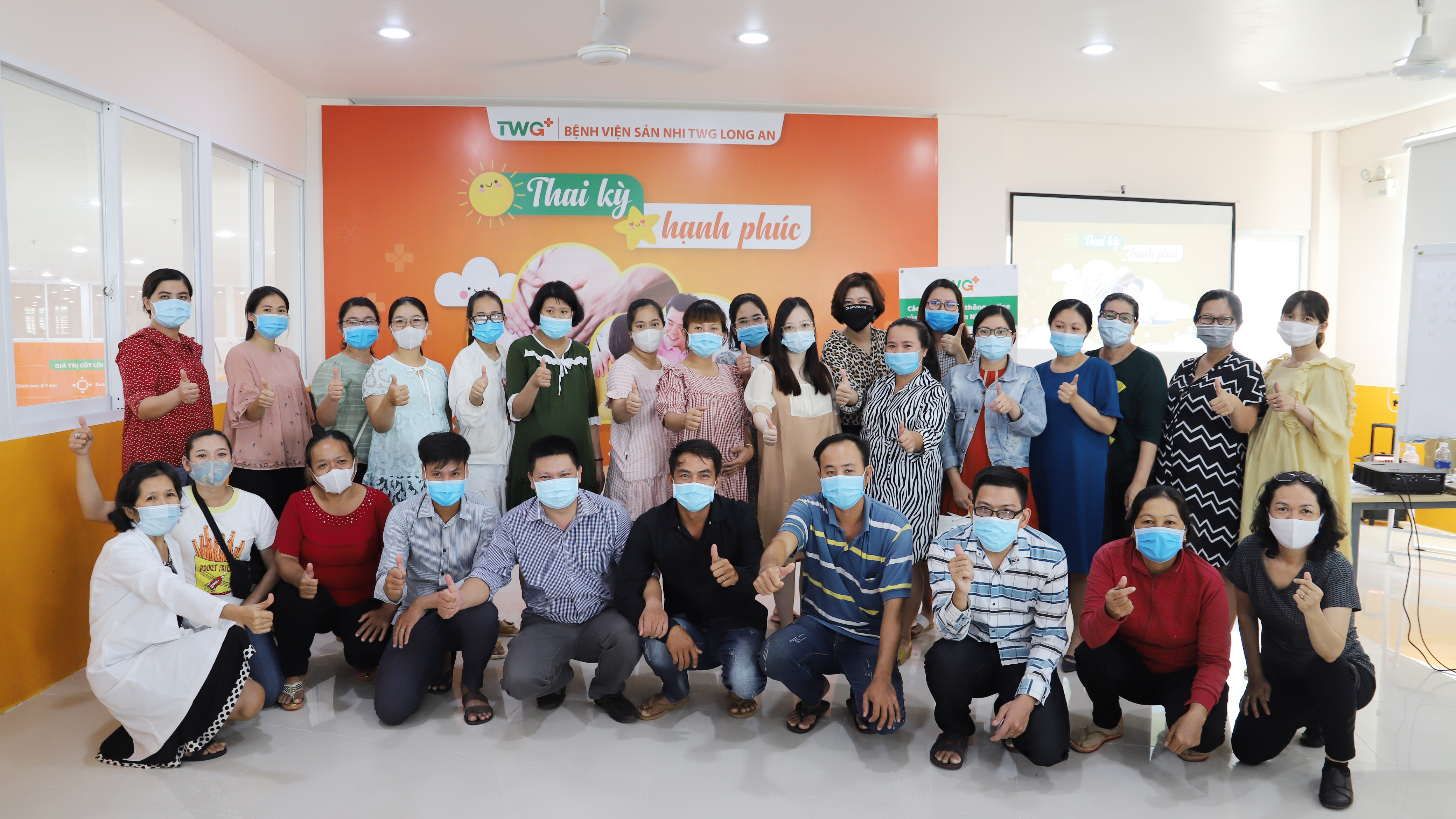 Bệnh viện Sản Nhi TWG Long An tổ chức thành công Lớp Học Tiền Sản đầu tiên