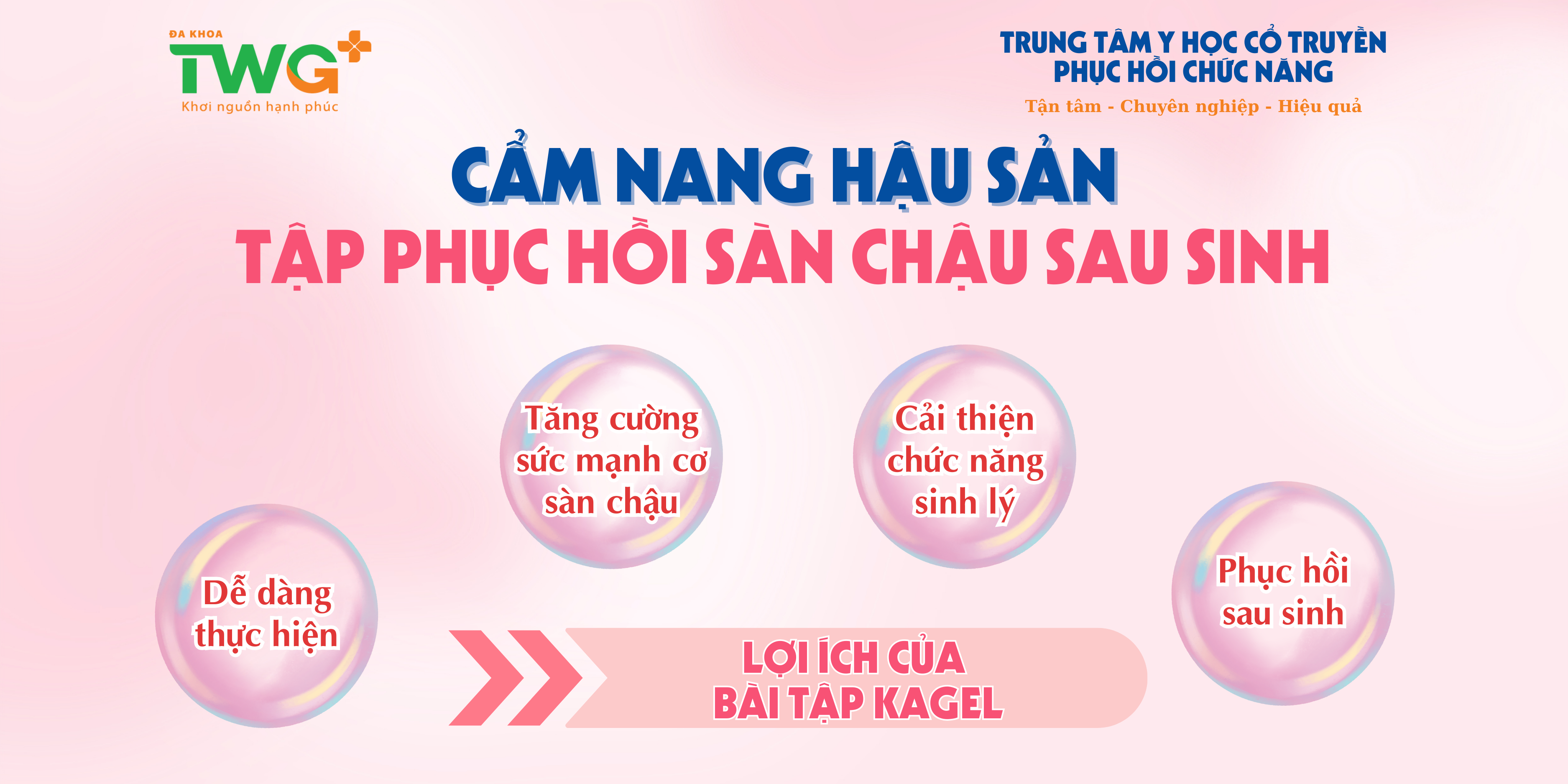 CẨM NANG HẬU SẢN PHẦN 3: BÀI TẬP KEGEL - PHỤC HỒI VÙNG SÀN CHẬU SAU SINH