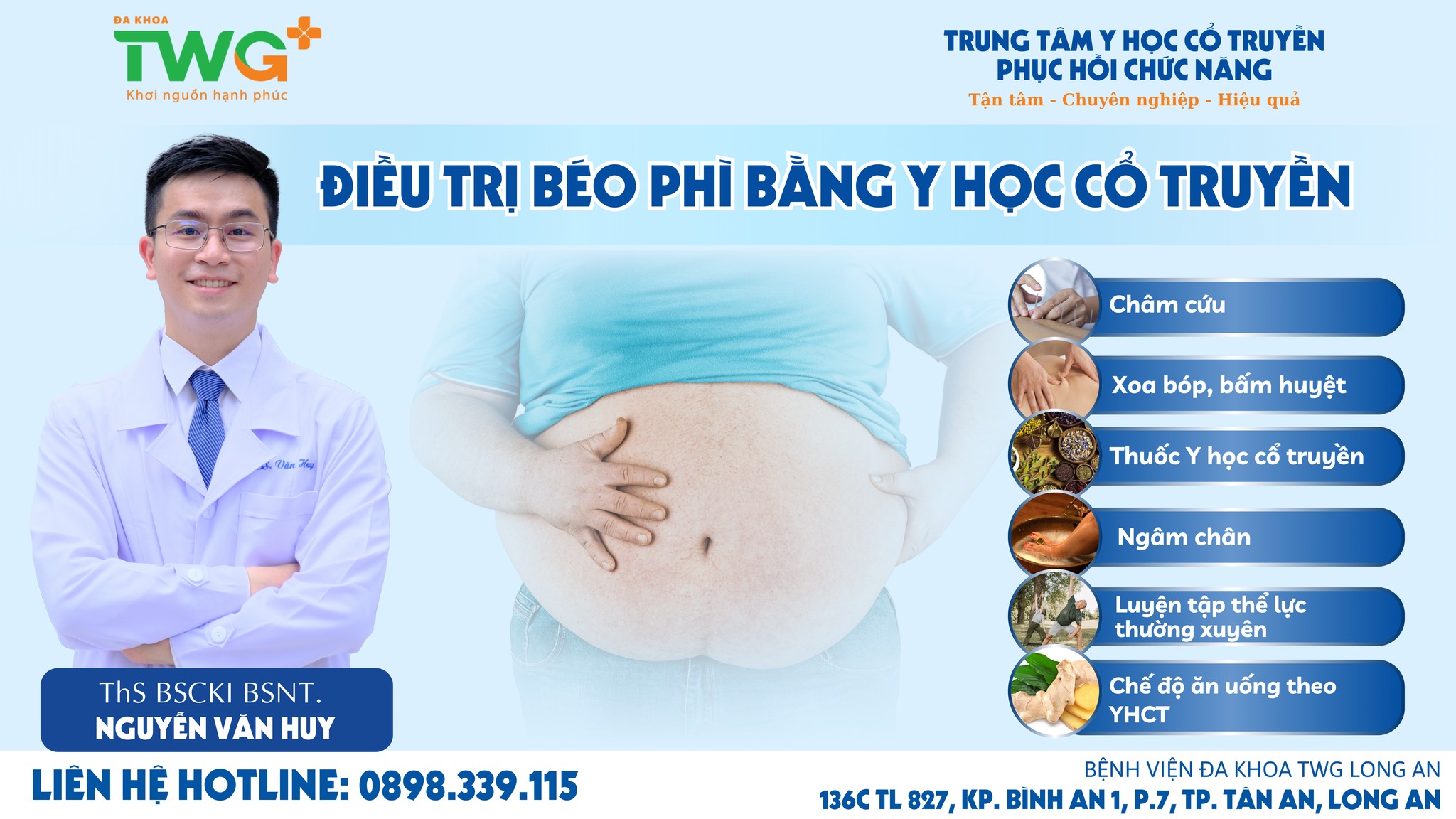 ĐIỀU TRỊ BÉO PHÌ BẰNG Y HỌC CỔ TRUYỀN