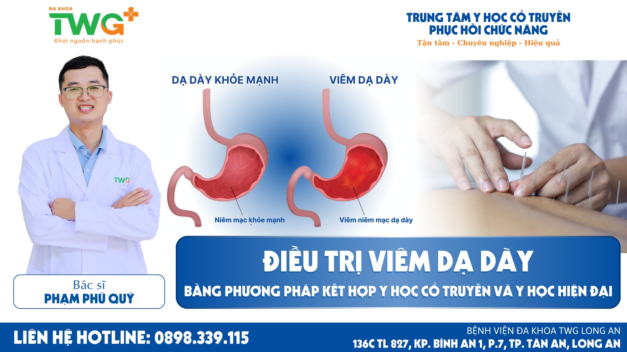 ĐIỀU TRỊ VIÊM DẠ DÀY BẰNG PHƯƠNG PHÁP KẾT HỢP Y HỌC CỔ TRUYỀN VÀ Y HỌC HIỆN ĐẠI